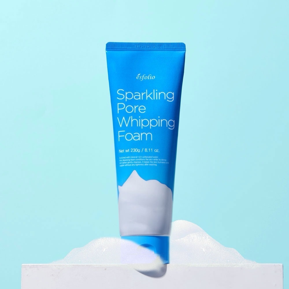 Esfolio Sparkling Pore Whipping Foam- K Beauty- 8.11 oz